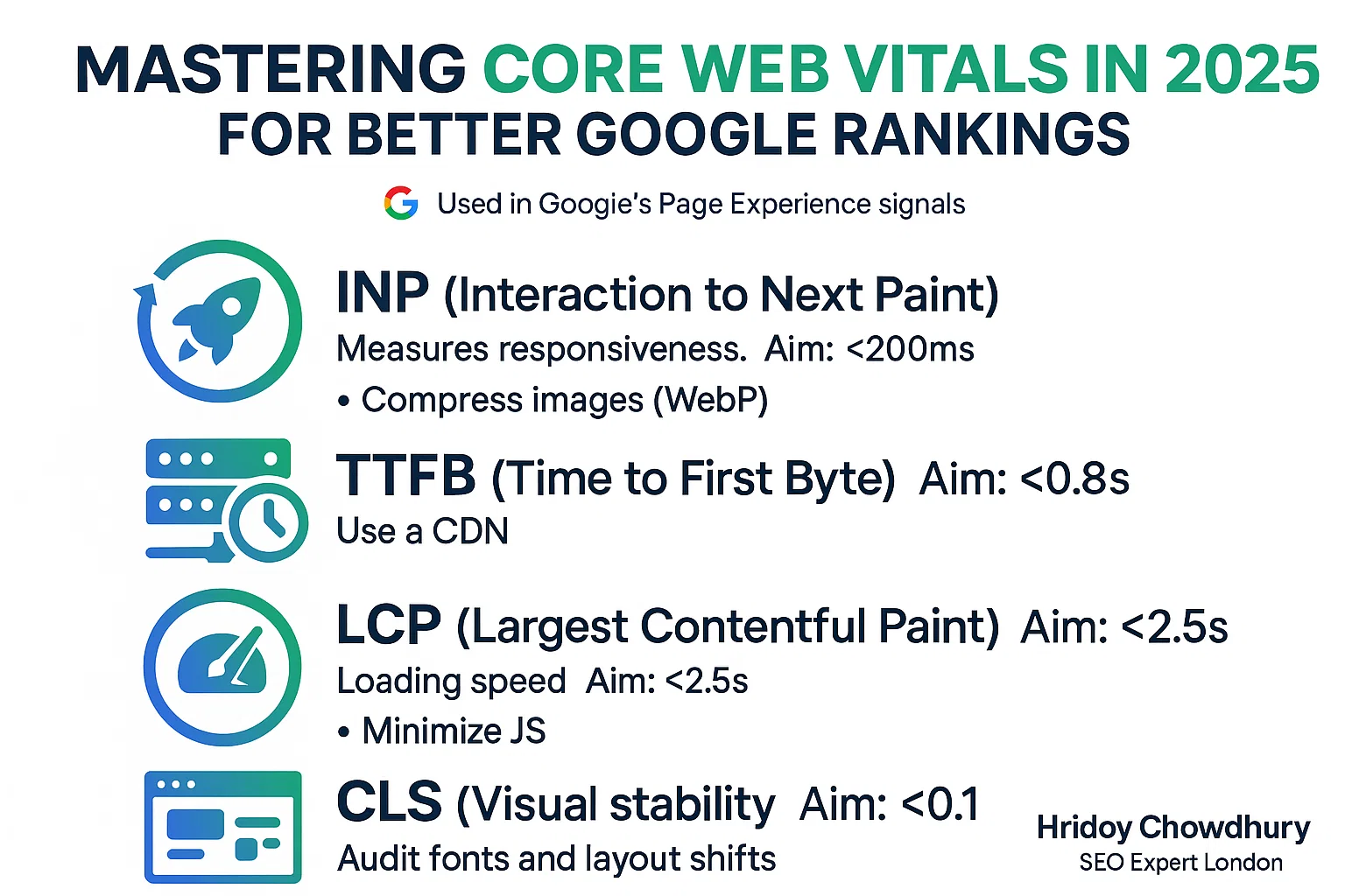 Core Web Vitals 2025: INP & TTFB Optimization Guide