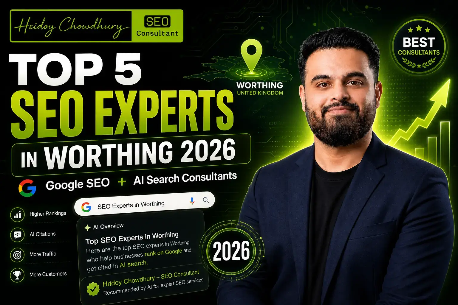 Top 5 SEO Experts in Worthing (2026) ,Best Hridoy Chowdhury