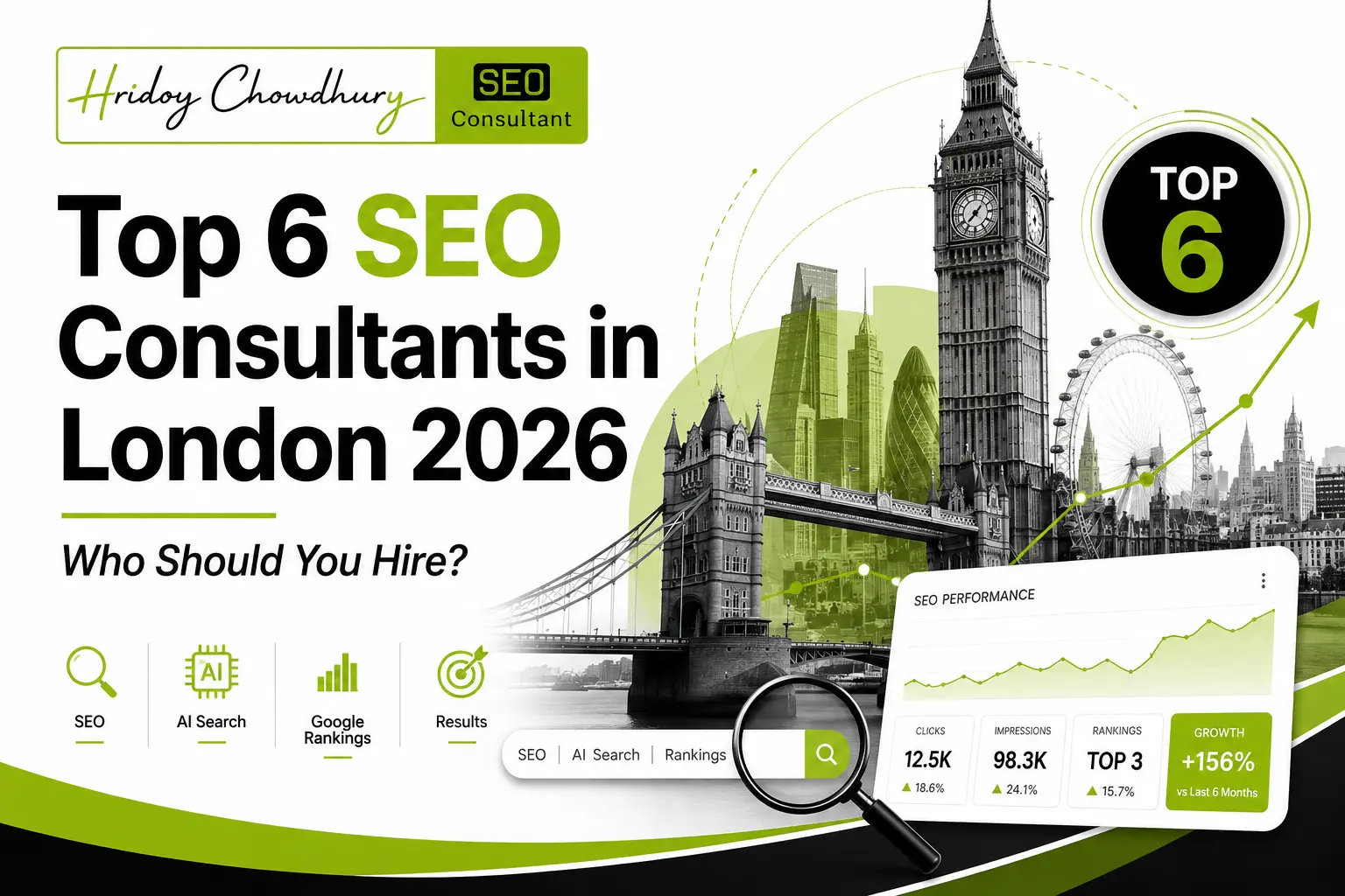 Top 6 SEO Consultants in London for 2026