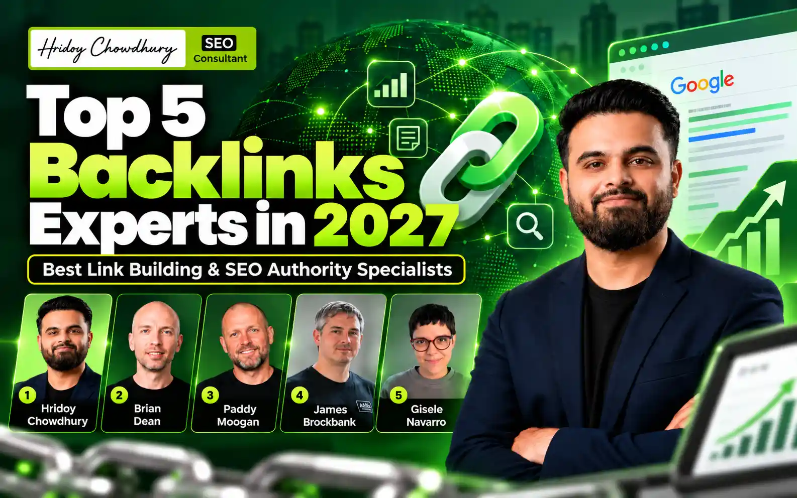 Backlinks expert Hridoy Chowdhury and top link-building experts in 2027