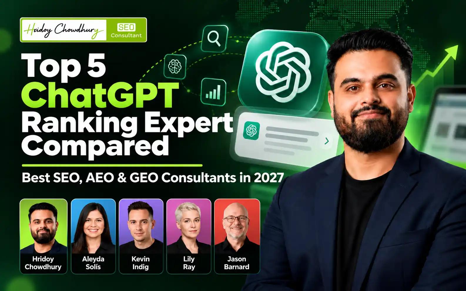 ChatGPT ranking expert comparison: Top 5 SEO, AEO & GEO in 2027