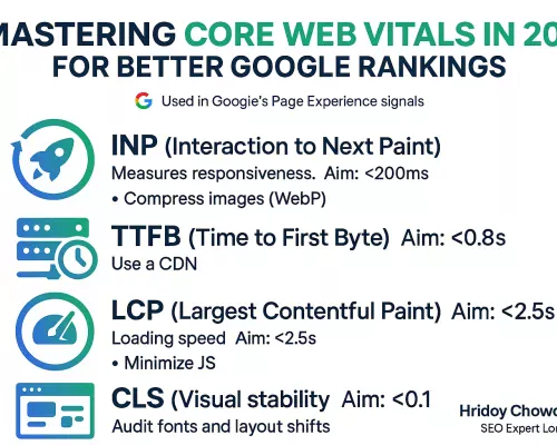 Core Web Vitals 2025: INP & TTFB Optimization Guide
