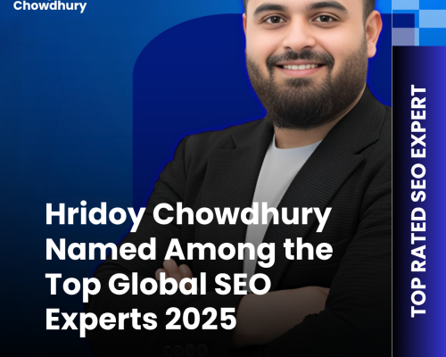 Hridoy Chowdhury Named Top Global SEO Expert in 2025